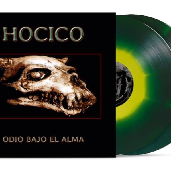 Hocico - Odio Bajo El Alma - 2LP (Ink Spot Look grün-gelb)