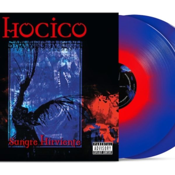 Hocico - Sangre Hirviente - 2LP (Ink Spot Look blau-rot)