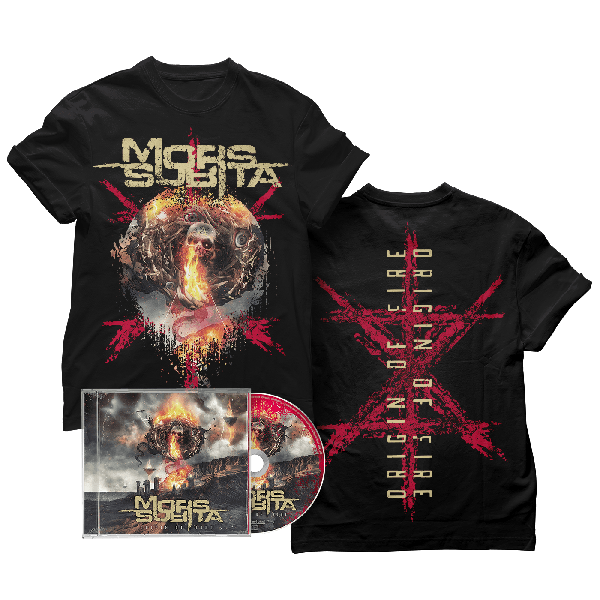 Mors Subita - Origin Of Fire - CD + T-Shirt - Bundle