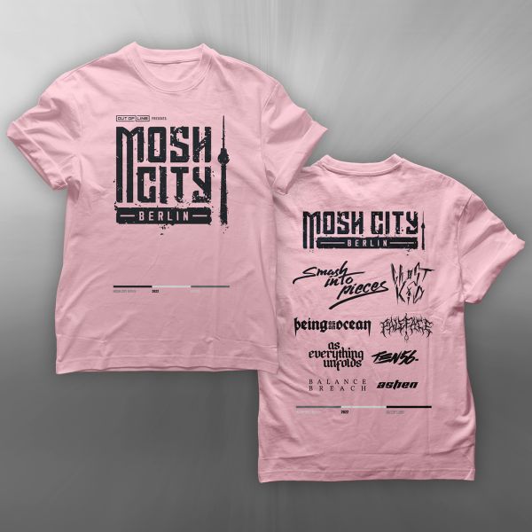 Mosh City Berlin - Festival - T-Shirt (Rosé)