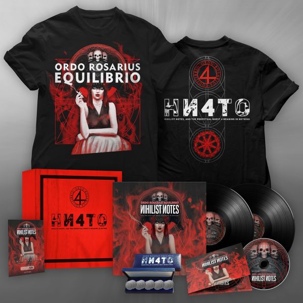 Ordo Rosarius Equilibrio - Nihilist Notes [And the perpetual Quest 4 Meaning in Nothing] (Limited Edition) - BOX/T-Shirt Bundle