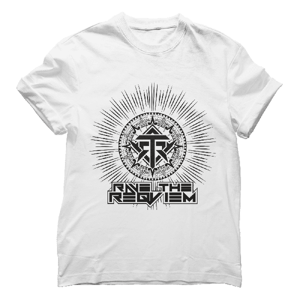 Rave The Reqviem - Logo/Weiß - T-Shirt + Stigmata Itch - CD BUNDLE