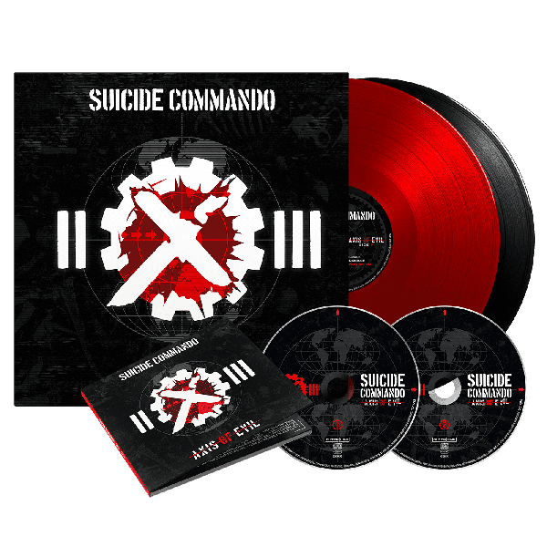Suicide Commando - Axis Of Evil - 20th Anniversary (Rerelease) - 2CD/2LP Bundle