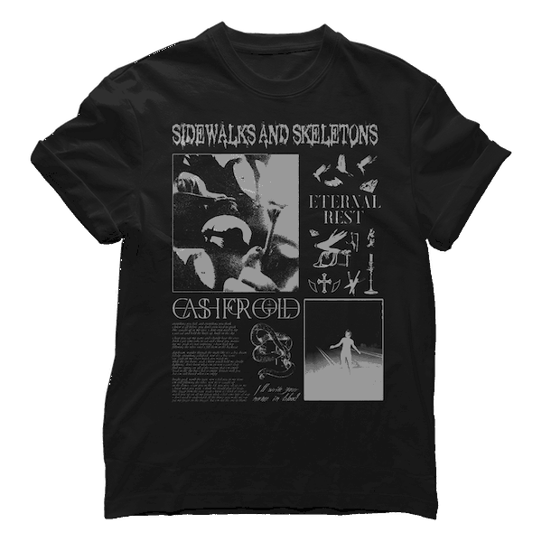 Sidewalks & Skeletons + CASHFORGOLD - Eternal Rest Black/Magenta - T-Shirt
