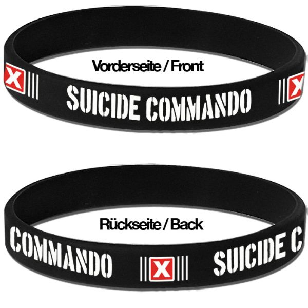 Suicide Commando - Logo - Silicon Wristband