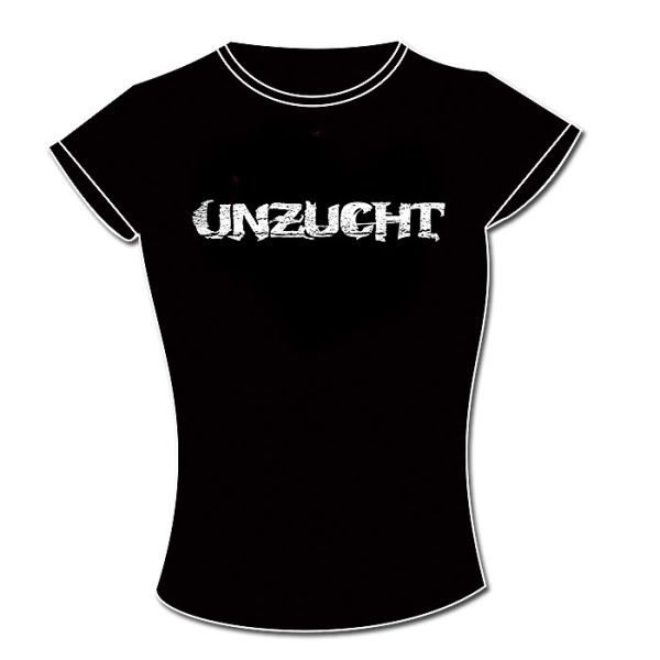 Unzucht - Schriftzug - Girlie-Shirt
