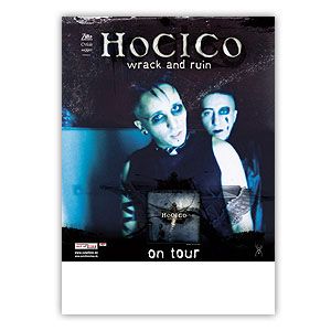 Hocico - Wrack And Ruin Tourposter 2004 - Poster