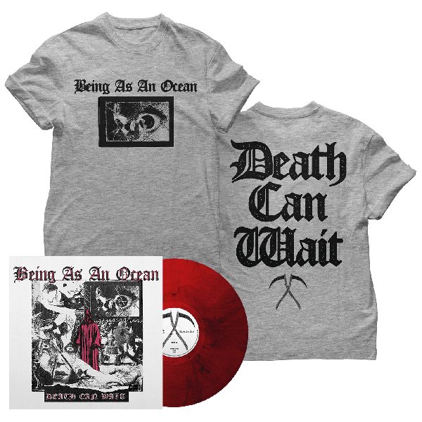 Being As An Ocean -  Death Can Wait  - Marble Red LP/TS Bundle
