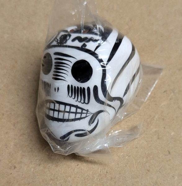 Mexikanischer Todenkopf Gewürzstreuer/Mexican skull spice shaker