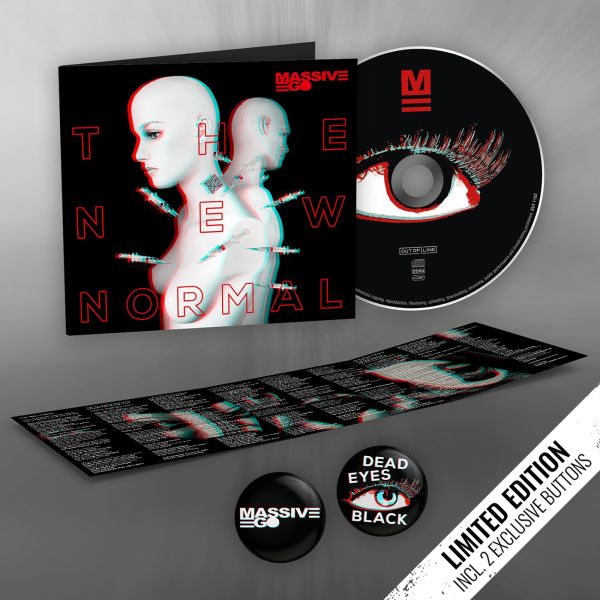 Massive Ego - The New Normal (Limited Mailorder Edition) - CD EP + Button Set