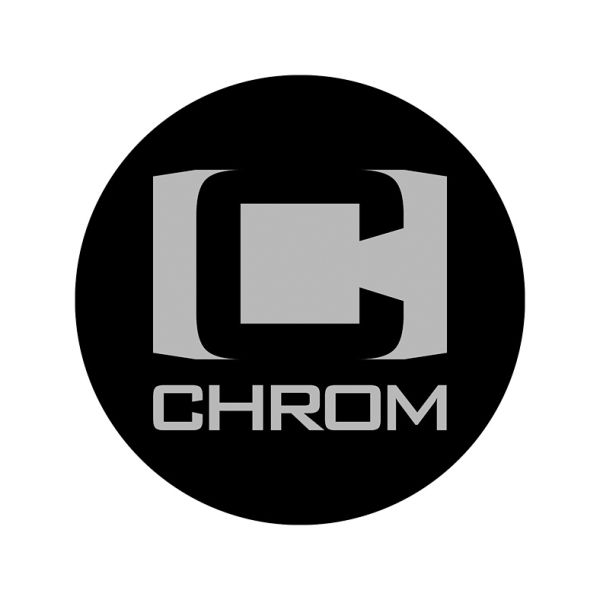 Chrom - Logo - Aufnäher