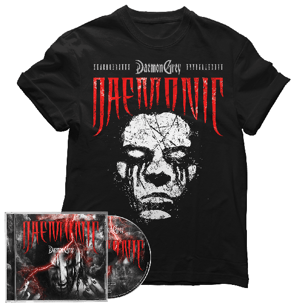 Daemon Grey - DAEMONIC - T-Shirt/CD Bundle