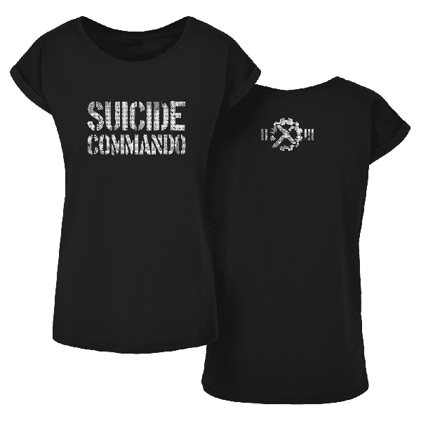 Suicide Commando - Schrift/Logo - Girlie Shirt