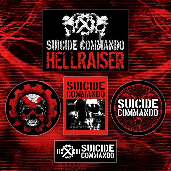 Suicide Commando - 5x Sticker Set - Sticker