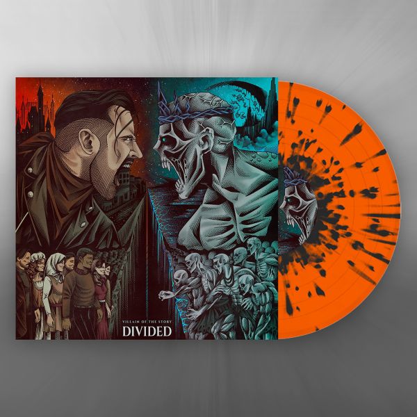 Villain of the Story - Divided (Limited Orange/Dark Blue Vinyl) - LP