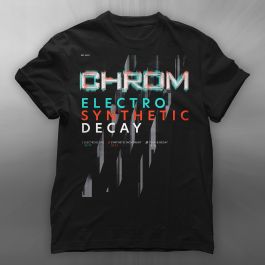 Shop Chrom Line - T-Shirt of Electro - Out Synthetic Out Shop of Line Decay