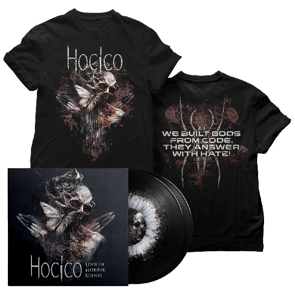 Hocico - Unseen Horror Scenes - 2LP (Splatter Vinyl)/TS Bundle