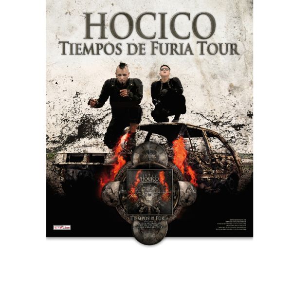 Hocico - Tiempos De Furia  Tourposter 2010/11 - Poster