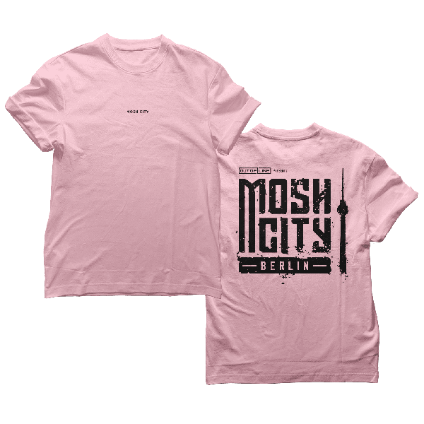 Mosh City Berlin - Logo - T-Shirt (rose)