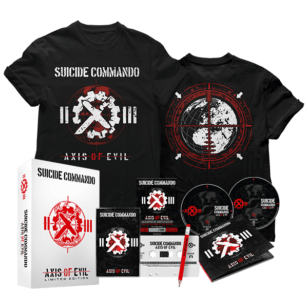 Suicide Commando - Axis Of Evil - 20th Anniversary (Rerelease) - Box/T-Shirt Bundle
