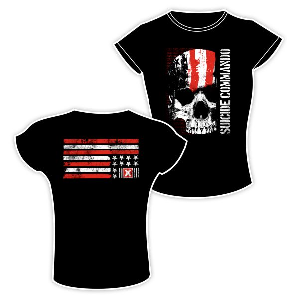 Suicide Commando - Flag - Girlie-Shirt