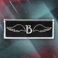 Blutengel - Logo (Flügel) s/w - Aufnäher/Patch