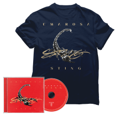 Emarosa - Sting (Navy) - CD/T-Shirt Bundle